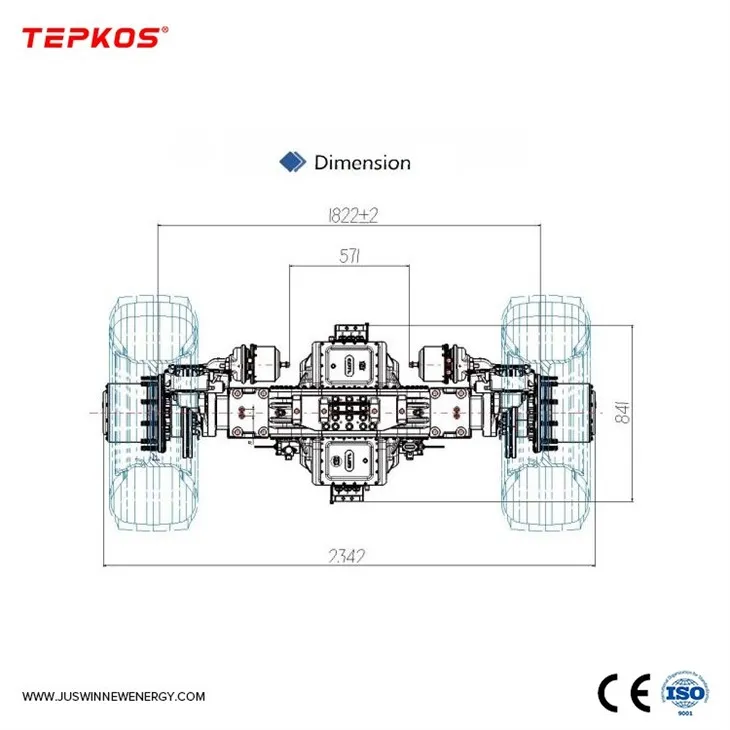 Wheel Side Motor Drive Axle For Semi Truck